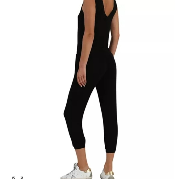 N: Philanthropy Sz S World Jumpsuit Drawstring Waist Distressed Joggers - Picture 13 of 14